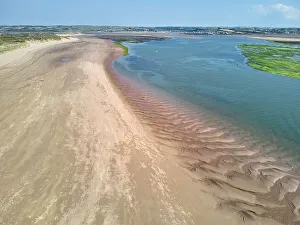 Ecological Diversity Prints: An aerial view of the estuary of the Taw and Torridge Rivers