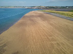 Coastal Path Prints: An aerial view of the estuary of the Taw and Torridge Rivers