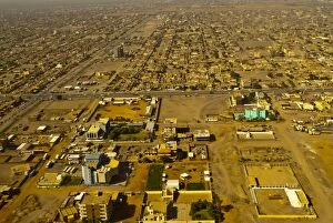 Images Dated 7th January 2007: Aerial view of Khartoum, Sudan, Africa