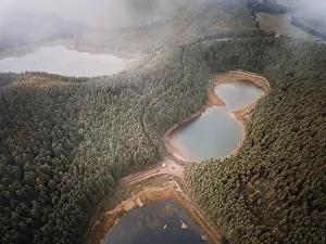 Pine Tree Prints: Aerial view of Lagoa Empadadas