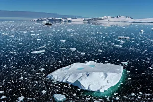 Aerial view of Larsen Inlet, Weddell Sea, Antarctica, Polar Regions
