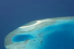 Images Dated 6th February 2009: Aerial view Male Atoll, Maldives, Indian Ocean, Asia