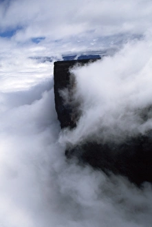 Venezuela Prints: Aerial View of Mount Kukenaam (Kukenan) (Cuguenan), Venezuela, South America