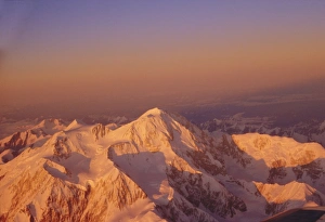 Mount Mckinley Prints: Aerial view of Mount McKinley