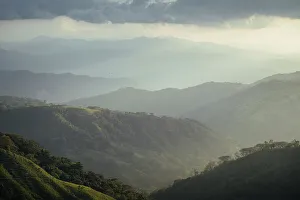 Alajuela Province Prints: Aerial view of mountains, Alajuela Province, Costa Rica, Central America