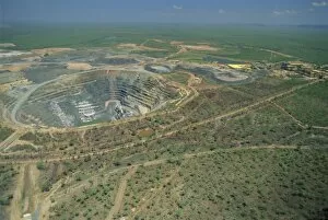 Search Results: Aerial view of one of only three permitted uranium mines in Australia
