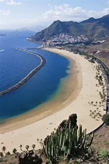 Search Results: Aerial view of Playa de las Teresitas, Santa Cruz de Tenerife, Tenerife