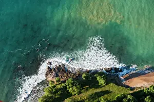Body Prints: Aerial view of Pointe Allegre (the northest headland of Basse-Terre)