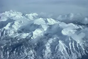 Aerials Prints: Aerial view of the Rockies in Colorado, United States of America, North America