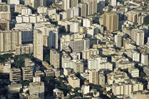 Search Results: Aerial view of skyscrapers in Centro (downtown), Rio de Janeiro, Brazil, South America