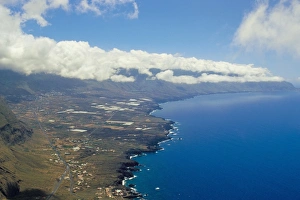 El Hierro Prints: Aerial view of the southern coast, El Hierro, Canary Islands, Spain, Atlantic, Europe