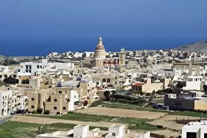 Images Dated 3rd October 2006: Aerial view of St. Lawrenz, Gozo Island, Malta, Mediterranean, Europe