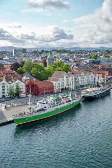 Norwegian Prints: Aerial view of Stavanger skyline during daytime, Stavanger, Norway