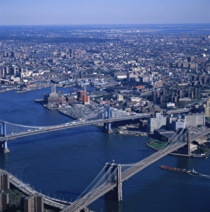Aerial view taken before 2001
