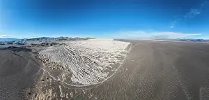 Wonders Prints: Aerial view of volcanic landscape