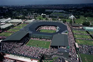 Sport Prints: Aerial view of Wimbledon, England, United Kingdom, Europe