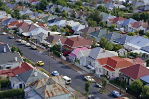 Cosmopolitan Prints: Aerial view of wooden villas
