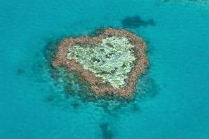 Aerial of the Whit Sunday Islands, Queensland, Australia, Pacific
