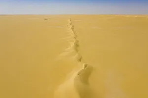 Aerials from the Tenere desert between Bilma and Fachi, Niger, West Africa, Africa