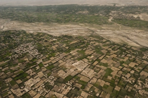 River Valley Prints: Afghanistan landscape from the Herat-Kabul flight, Afghanistan, Asia