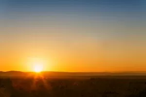 African sunset, Kenya, East Africa, Africa