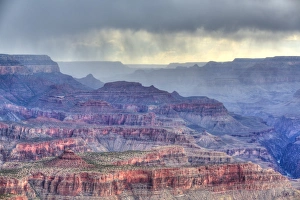 South Rim Prints: Afternoon thunderstorm, South Rim, Grand Canyon National Park, UNESCO World Heritage Site