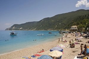 Aghios Nikitas beach, Lefkada, Ionian islands, Greek Islands, Greece, Europe