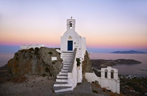 Hora Prints: Agios Constantinos church, Hora, Serifos Island, Cyclades, Greek Islands, Greece, Europe