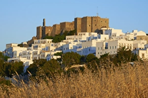Agios Ioanis Theologos (Monastery of St. John the Theologian), UNESCO World Heritage Site, Patmos, Dodecanese, Greek Islands, Greece, Europe