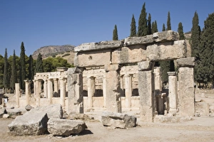 Hierapolis Prints: Agora, archaeological site of Hierapolis