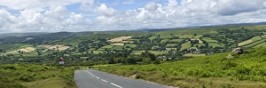 Rural Roads Prints: Agricultural landscape around Widdicombe on the Moor