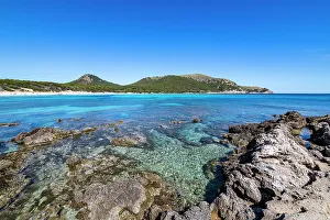 Agulla beach, Mallorca, Balearic islands, Spain, Mediterranean, Europe