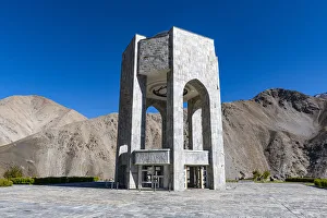 Columns Prints: Ahmad Shah Massoud memorial, Panjshir Valley, Afghanistan, Asia