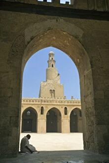 Images Dated 11th July 2008: Ahmed Ibn Tulun Mosque, UNESCO World Heritage Site, Cairo, Egypt, North Africa, Africa