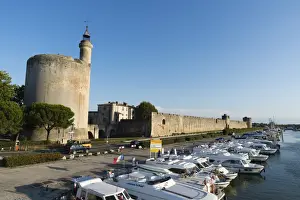 City Walls Prints: Aigues-Mortes, Camargue, Gard, Languedoc-Roussillon, France, Europe