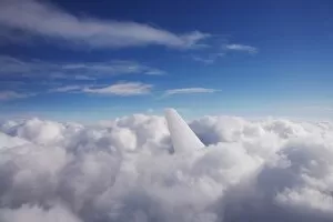 Images Dated 8th June 2007: Aircraft tail fin in clouds