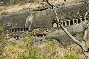 Rock Cliff Prints: Ajanta Cave complex