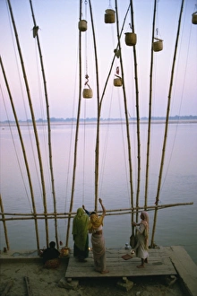 Ganga Prints: The Akash Deep sky lantern festival beside the Ganges River