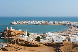 Arabian Prints: Al Ayjah village, Sur Township