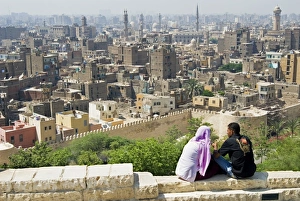 Boy Friend Prints: Al Azhar area, Islamic Cairo, Cairo, Egypt, North Africa, Africa