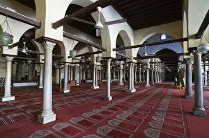 Al-Azhar Mosque, Khan Al-Khalili district, Cairo, Egypt, North Africa, Africa