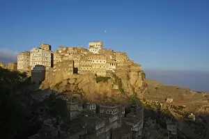 Images Dated 15th November 2008: Al Hajjarah village, Djebel Haraz, Yemen, Middle East
