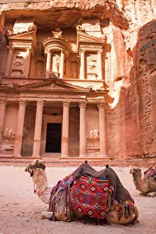 Heritage Tourism Prints: Al-Khasneh (The Treasury) seen from the Siq