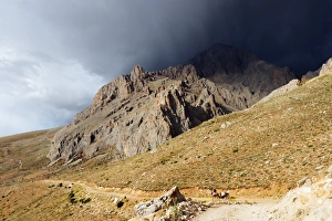 Jagged Prints: Ala Daglar National Park, Cappadocia, Anatolia, Turkey, Asia Minor, Eurasia