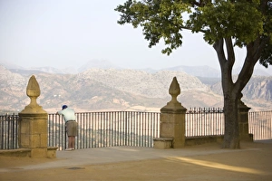 Ronda Prints: Alameda del Tajo garden, Ronda, Malaga province, Andalucia, Spain, Europe
