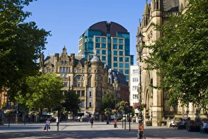 Albert Square Prints: Albert Square, Manchester, England, United Kingdom, Europe