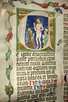 Biblical Prints: Albert of Sternberks pontifical, 1376, Strahov Monastery Library, Prague