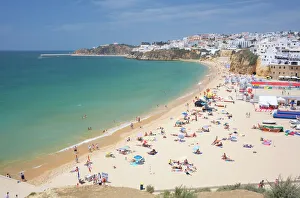 Albufeira beach and village