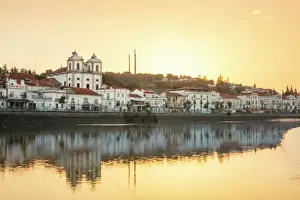 Alentejo Prints: Alcacer do Sal and the Sado River, Alentejo, Portugal, Europe