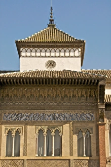 Alcazar Prints: Detail of the Alcazar entrance, Seville, Andalucia, Spain, Europe